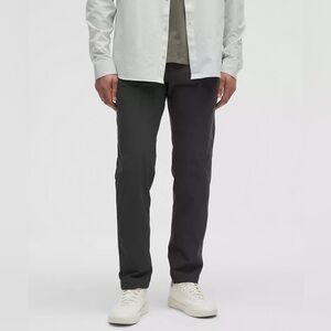 Lululemon Mens Commission Pants Dark Grey Size 33 Chino Trouser
